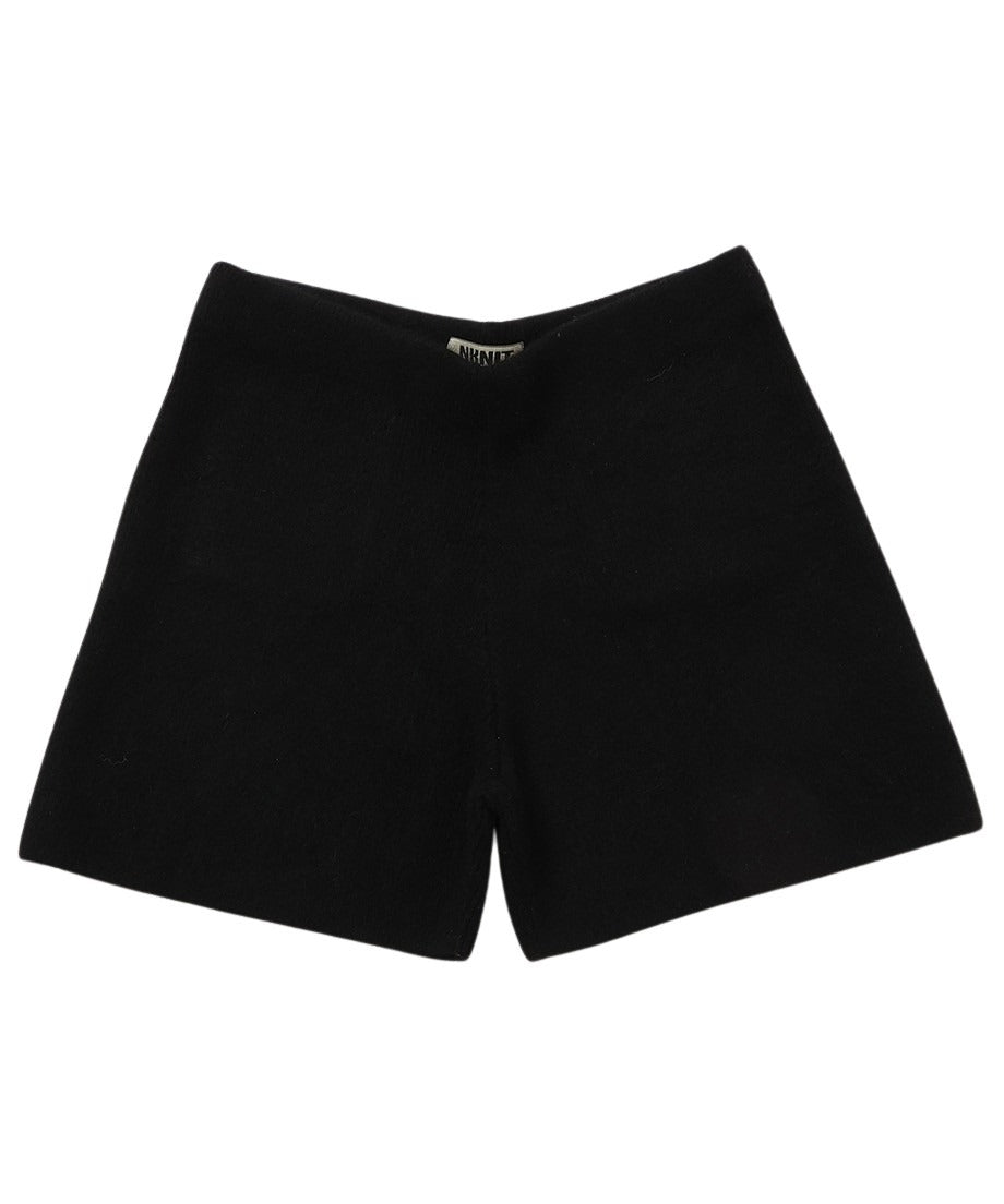 raccoon mix KNIT short pants_3