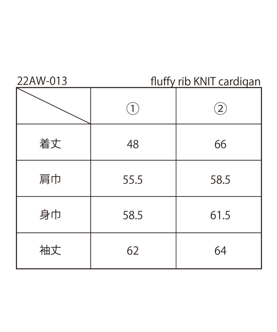 fluffy rib KNIT cardigan_14