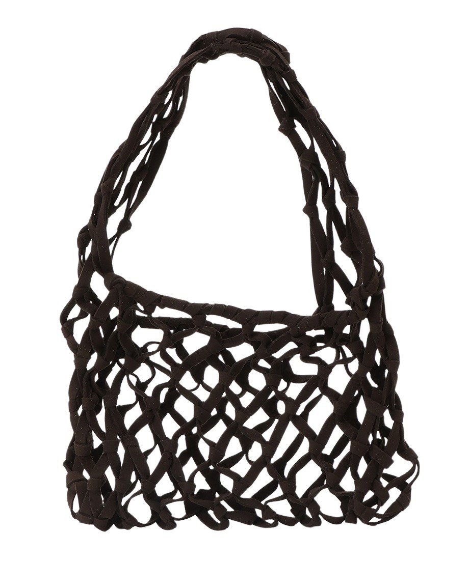 suede macrame bag 【small】_12