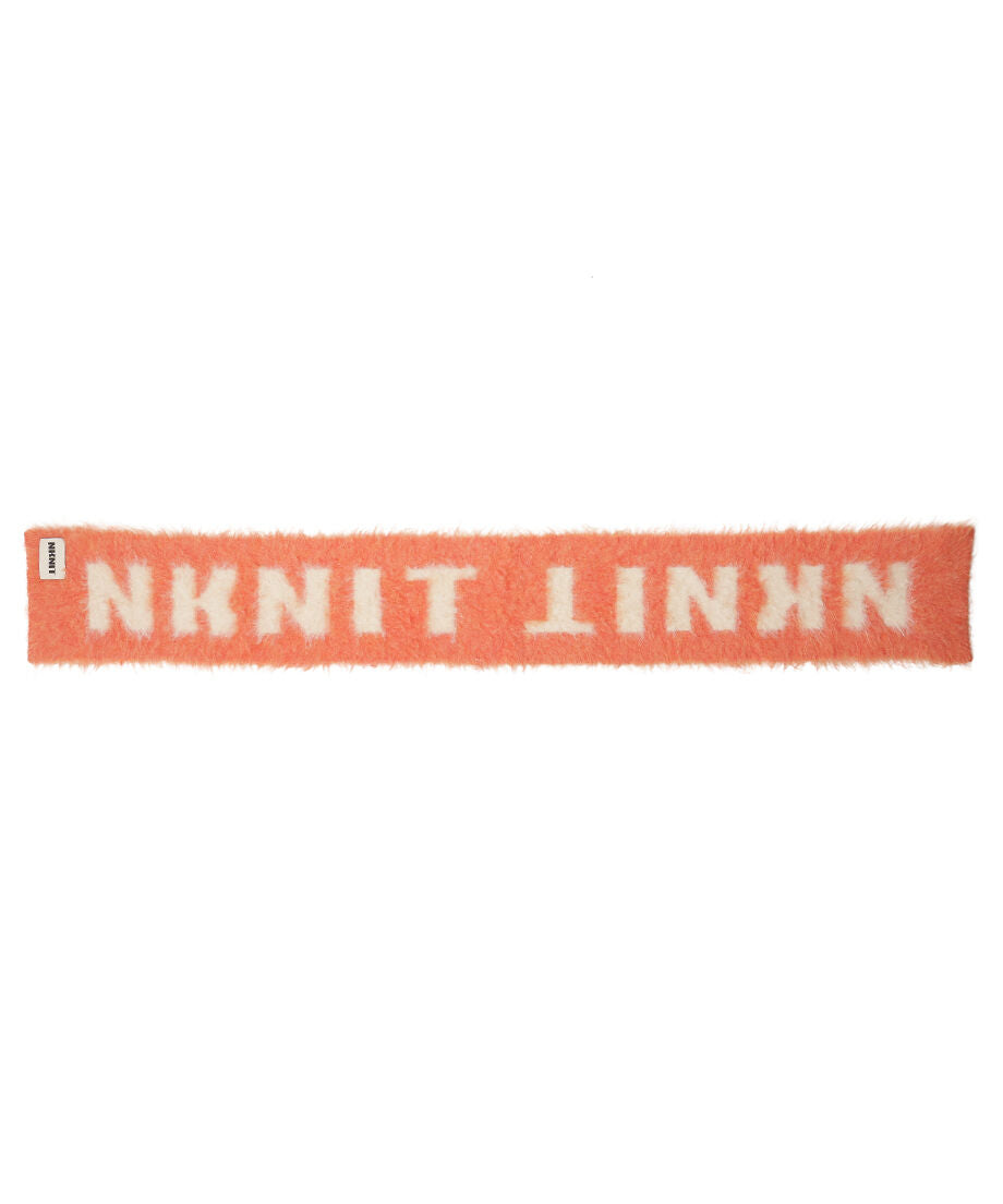 shaggy logo KNIT long scarf_14