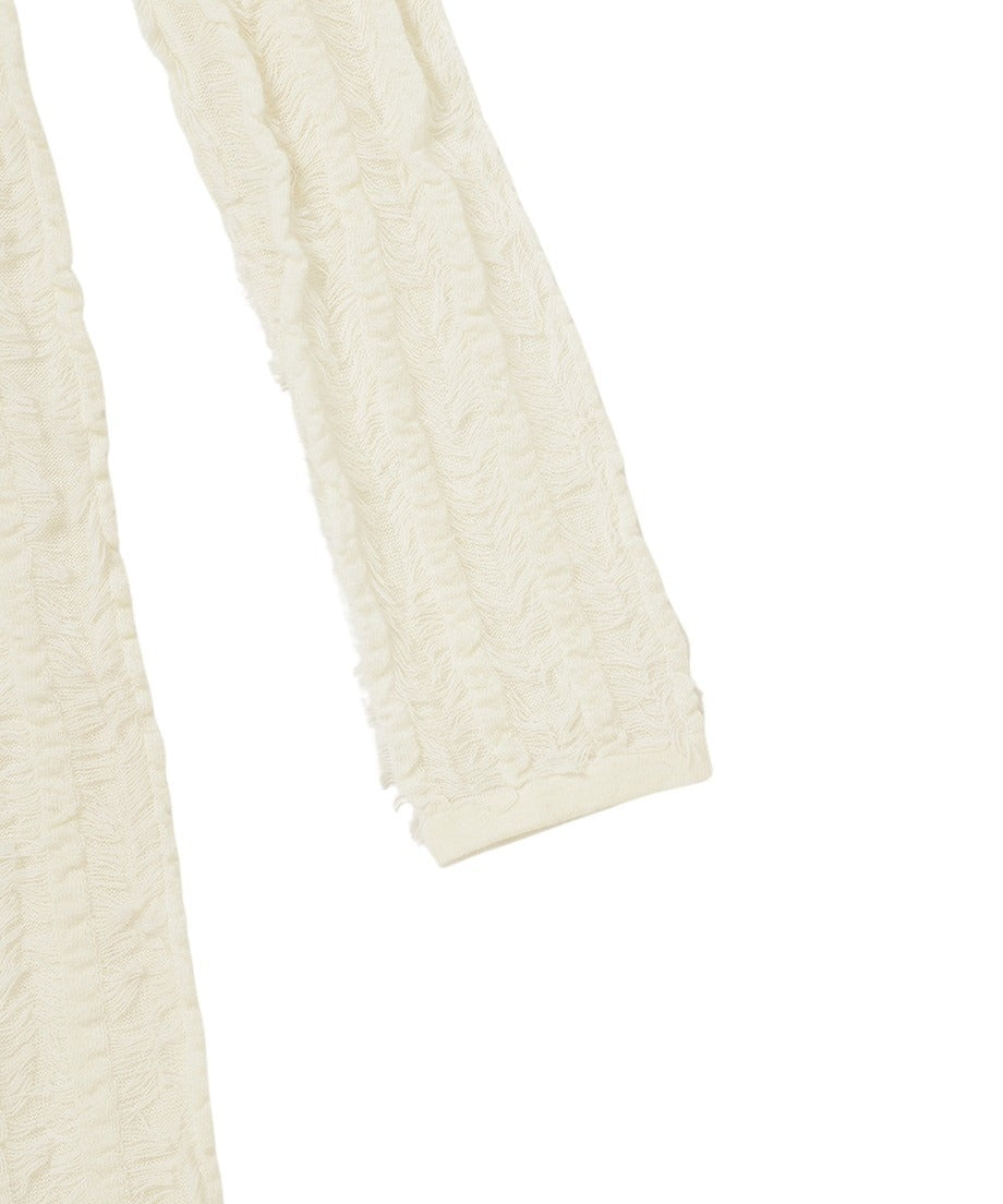 fringe long KNIT shirt_6