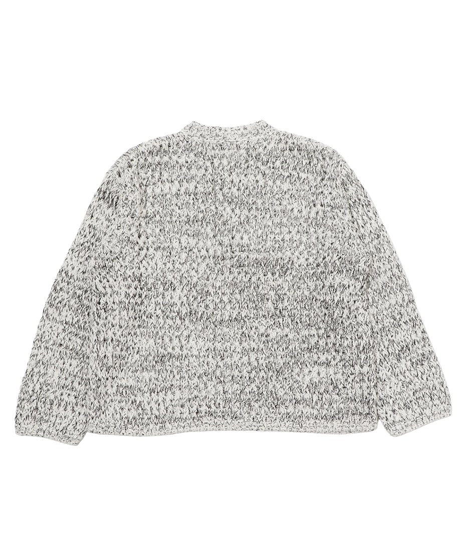 mix color lace up KNIT_8