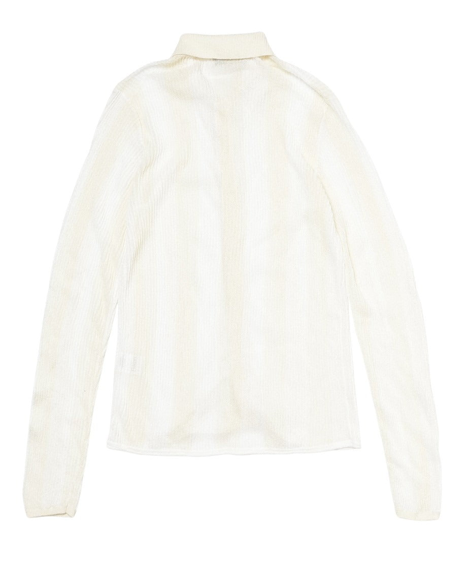 striped pattern KNIT shirts_10