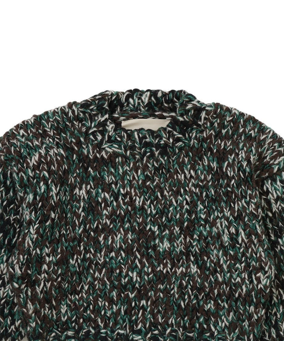 mix color hand KNIT 【short】_13