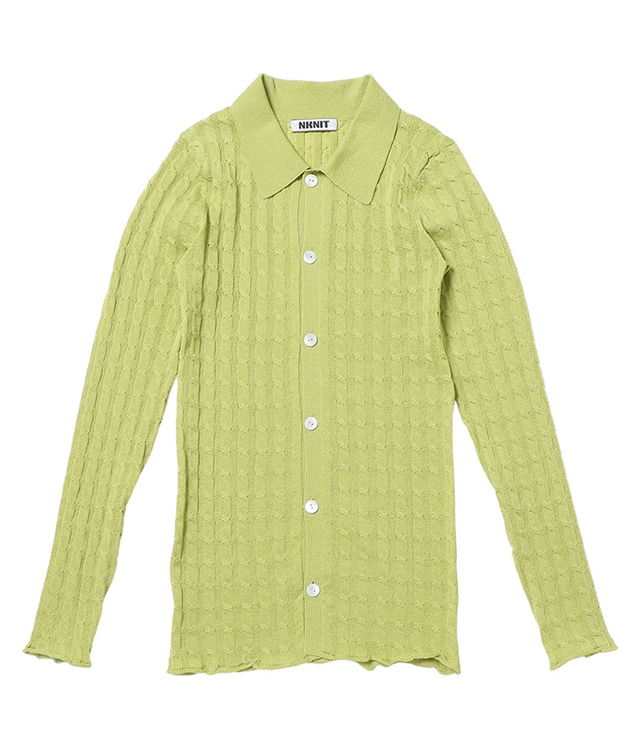 cable KNIT shirt_2