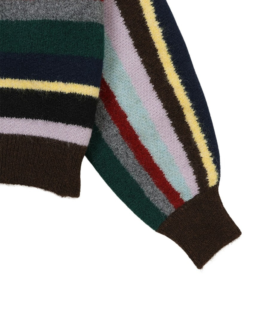 mulch color striped KNIT_7