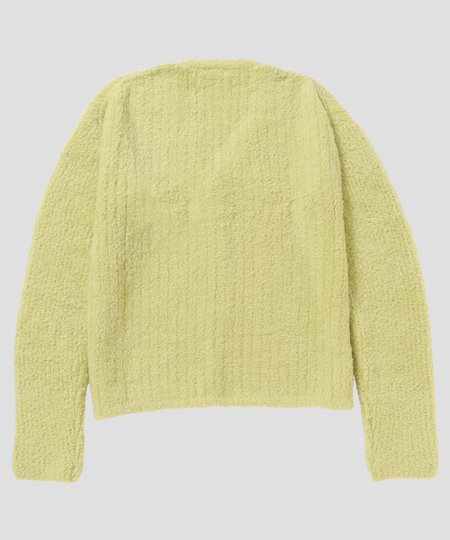 fluffy rib KNIT cardigan_6