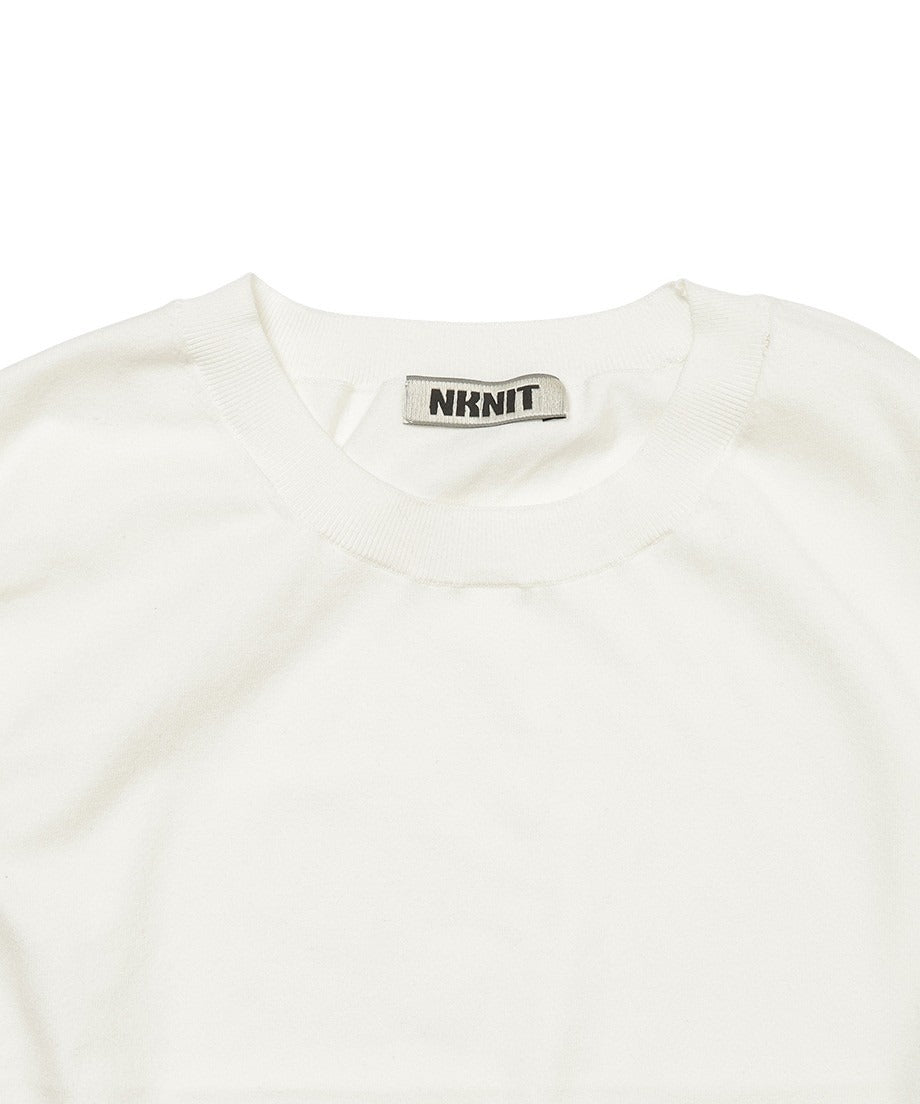 silk mix sleeveless KNIT_11