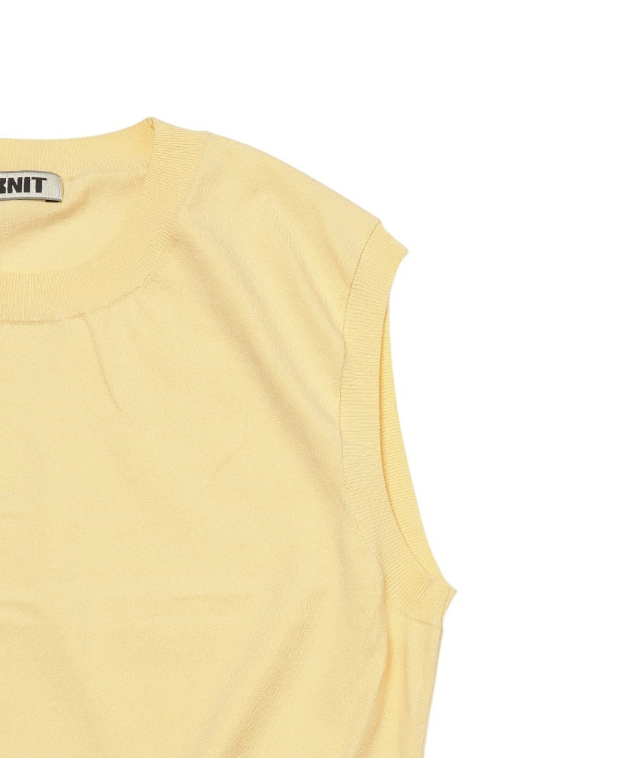 silk mix sleeveless KNIT_15