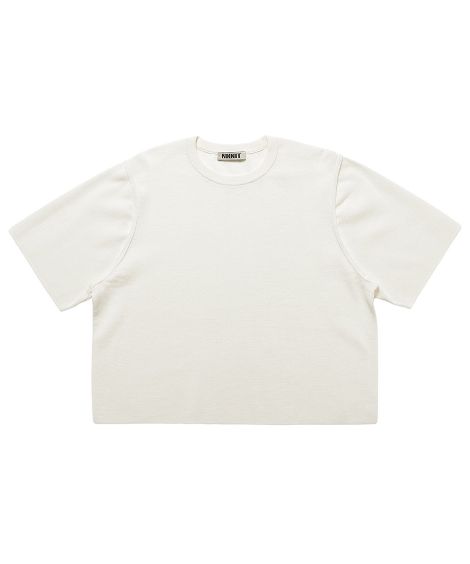 back slit KNIT T-shirt_3