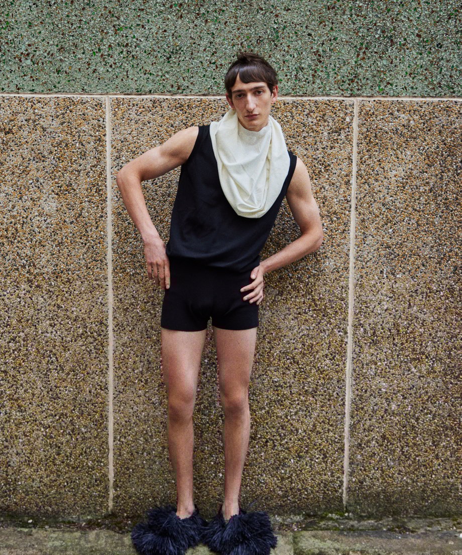 silk mix sleeveless KNIT_2