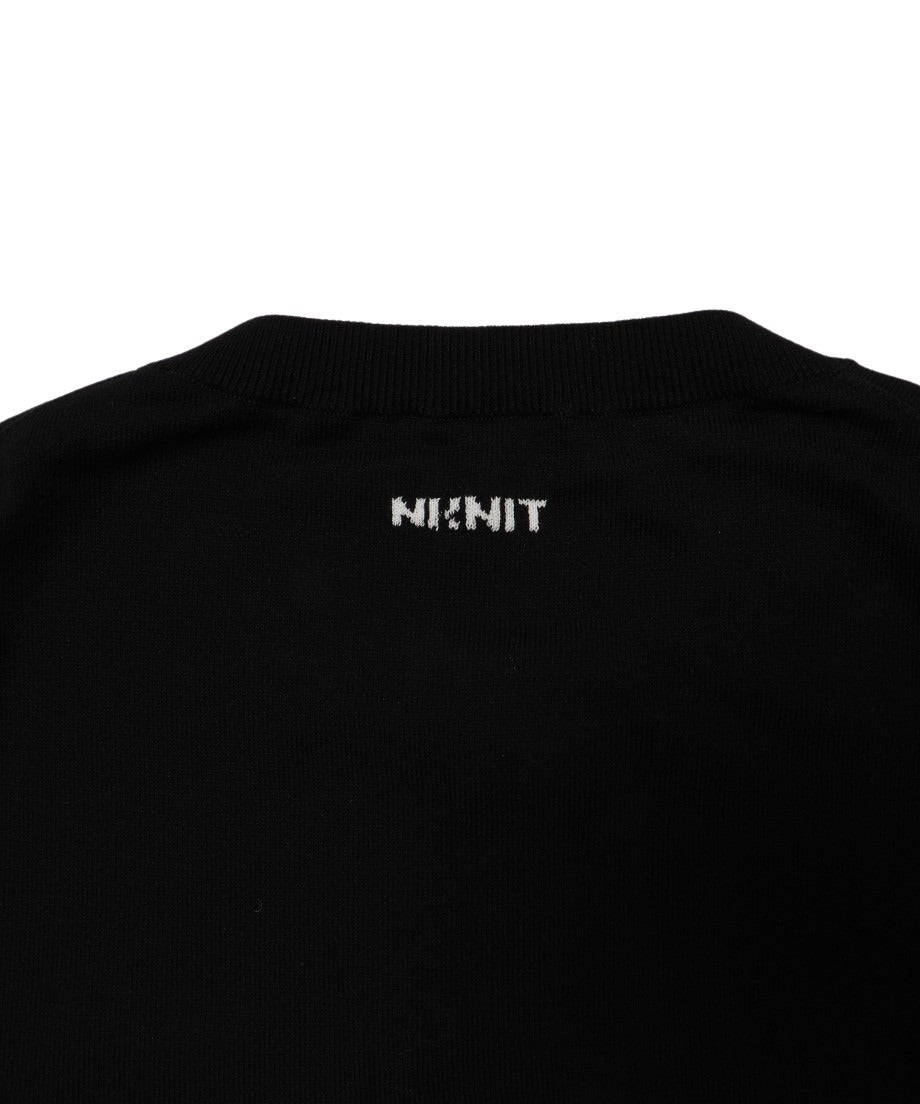 silk cotton crew neck KNIT T-shirt_20