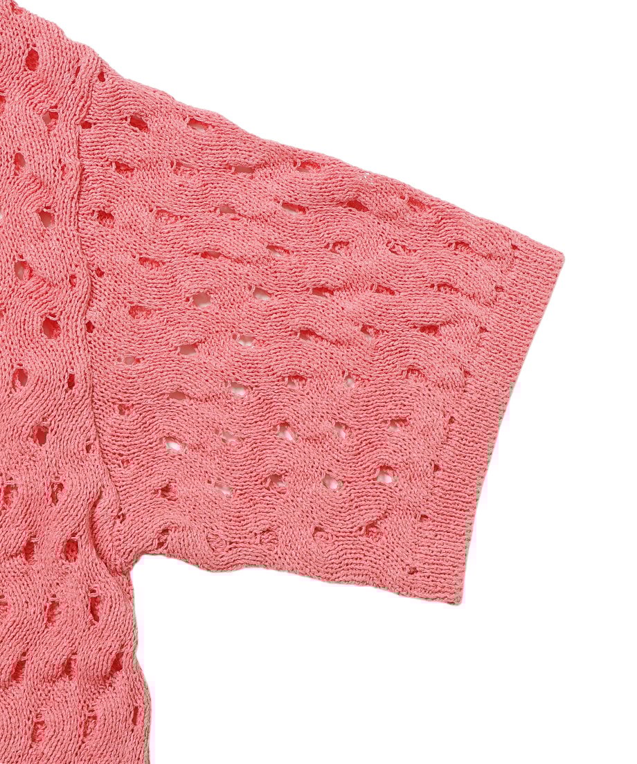 wave pattern KNIT shirt_15