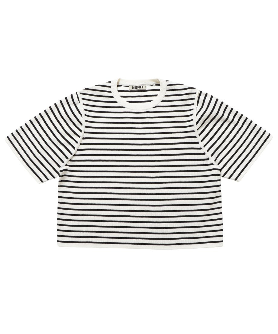 back slit KNIT T-shirt_9
