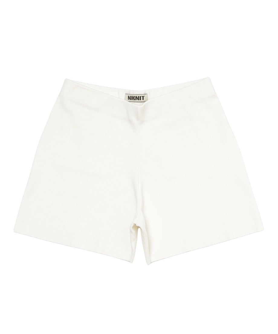 silk cotton fit KNIT shorts_2