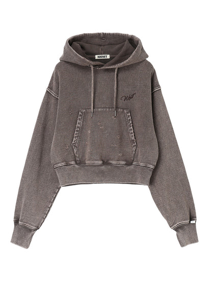 embroidery logo used finish hoodie【mini】