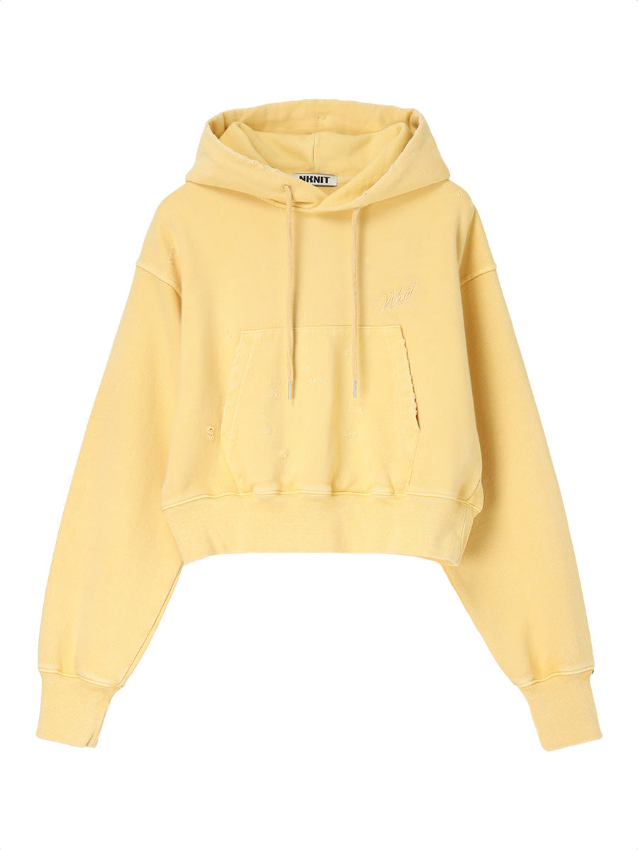 embroidery logo used finish hoodie【mini】