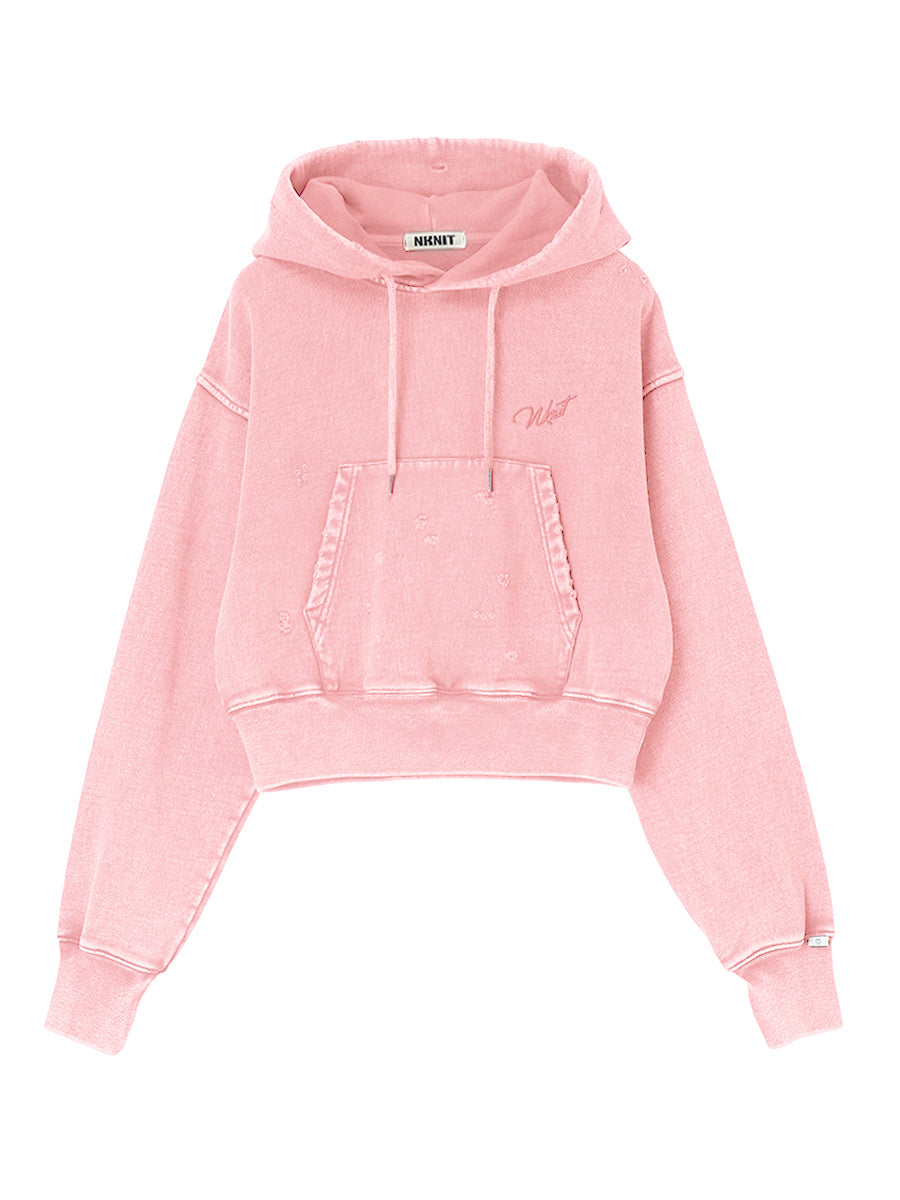 【NKNIT】KNIT mini hoodieンニットフーディ NKNIT】KNIT mini hoodieンニットフーディの通販 by pippi｜ラクマ