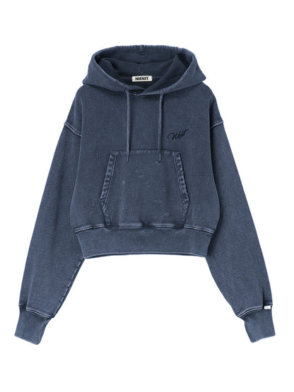 embroidery logo used finish hoodie【mini】