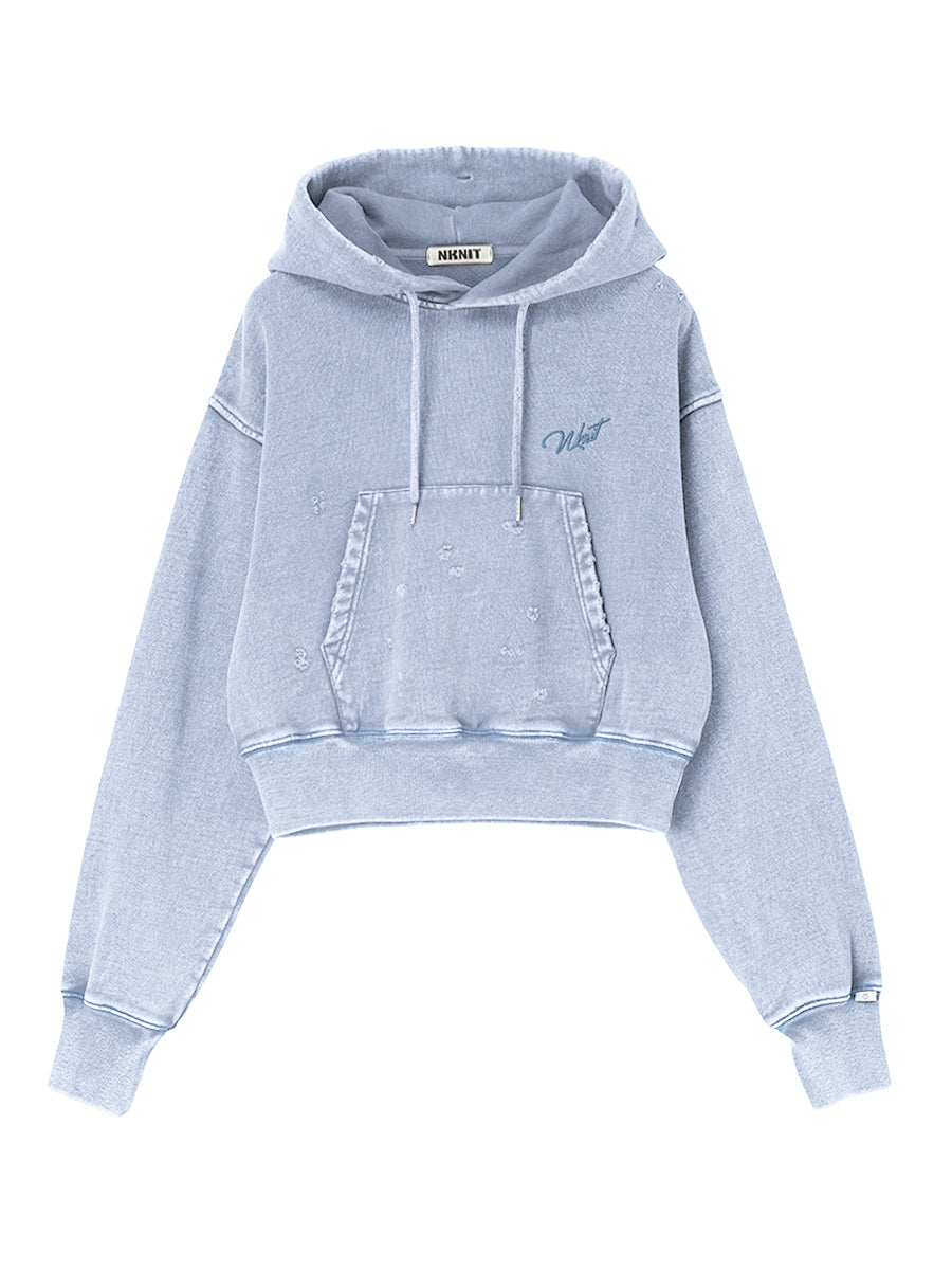 embroidery logo used finish hoodie【mini】