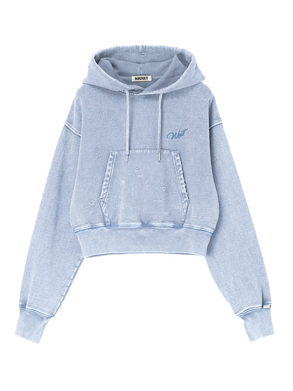 embroidery logo used finish hoodie【mini】