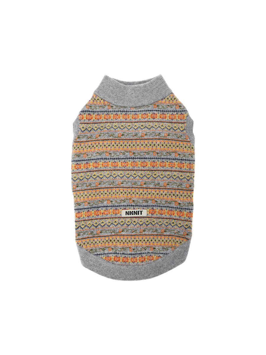 jacquard pattern dog KNIT