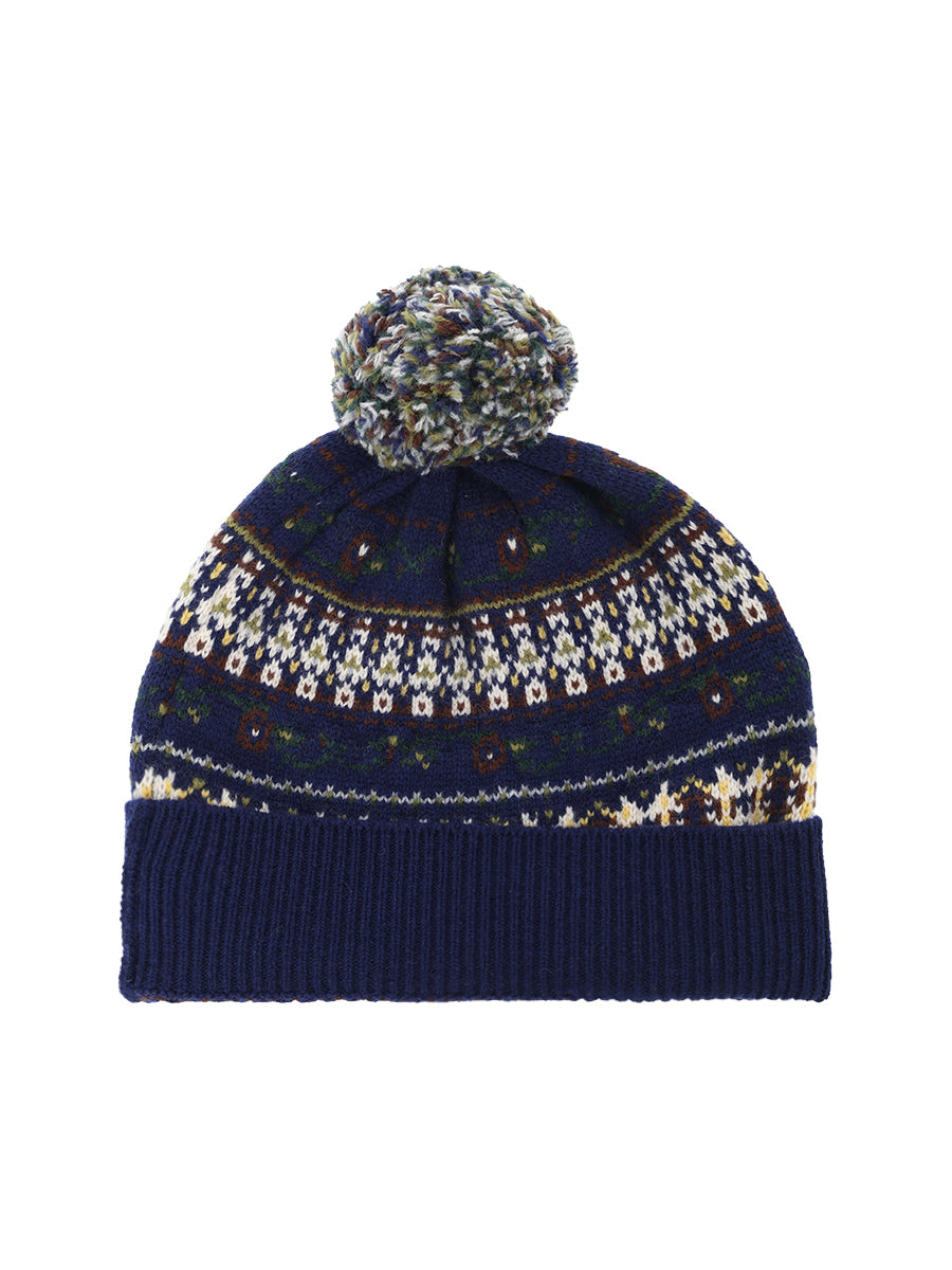 jacquard pattern KNIT beanie