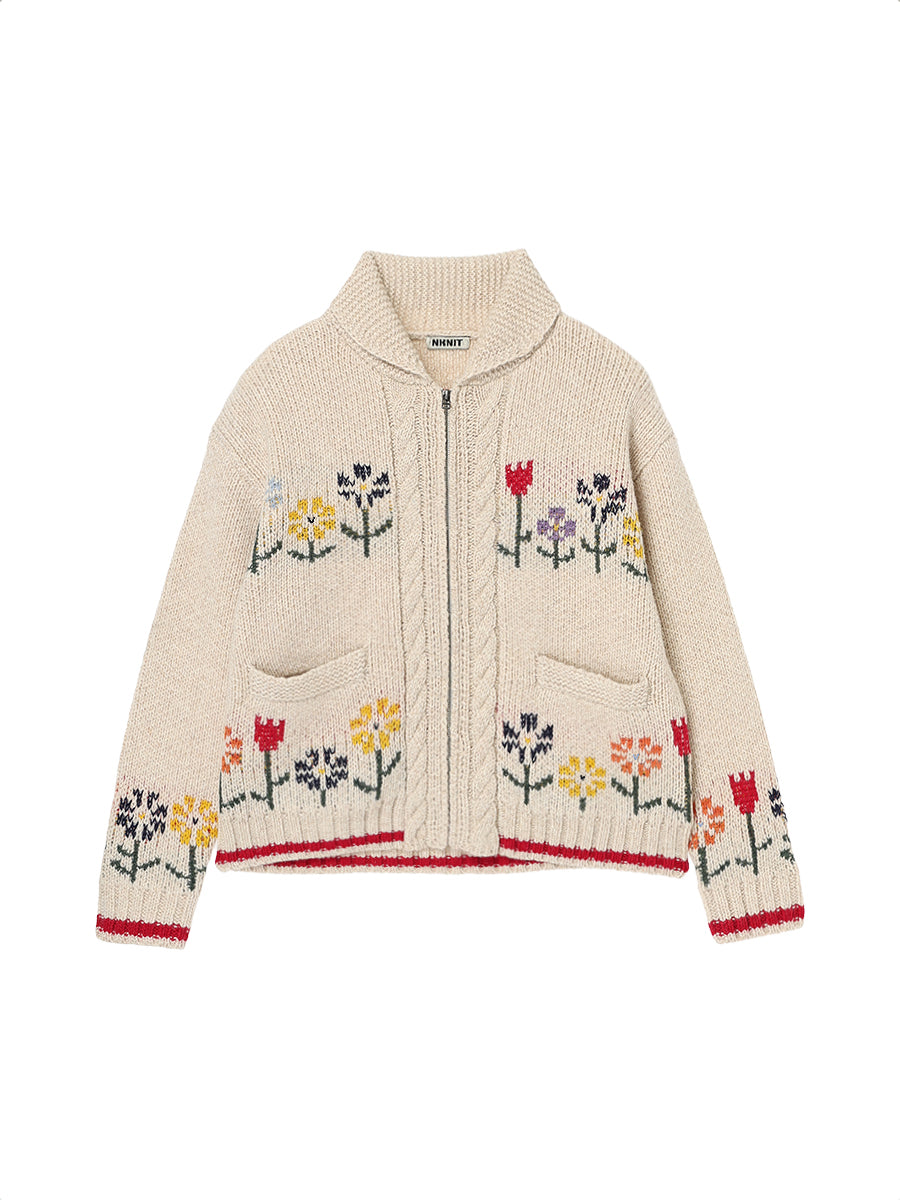sweet home zip KNIT
