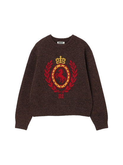 emblem jacquard KNIT