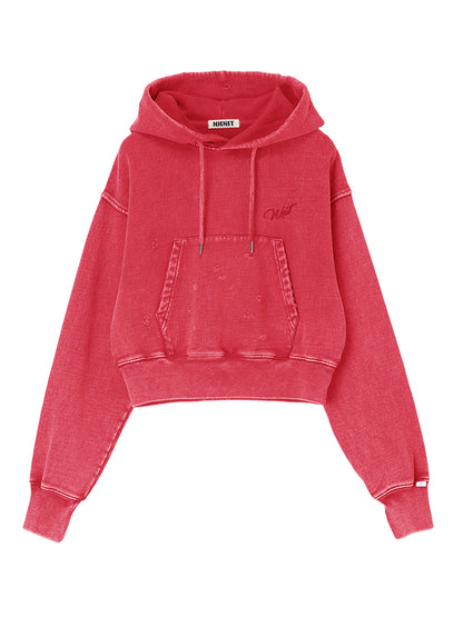 embroidery logo used finish hoodie【mini】
