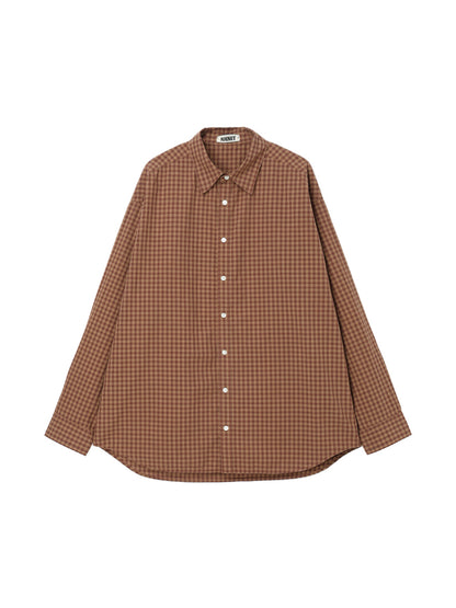 oversized checkered shirt