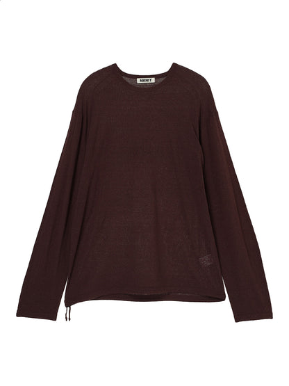 100% silk long sleeve KNIT