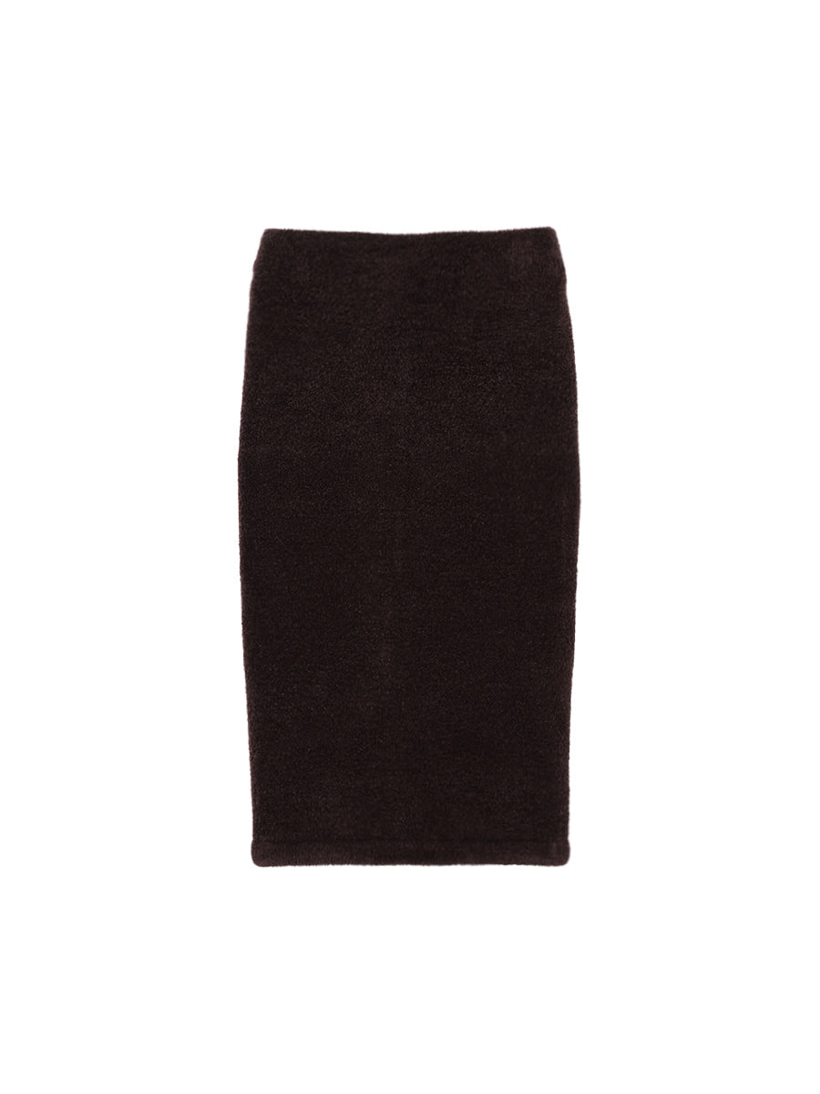 fluffy wool KNIT skirt