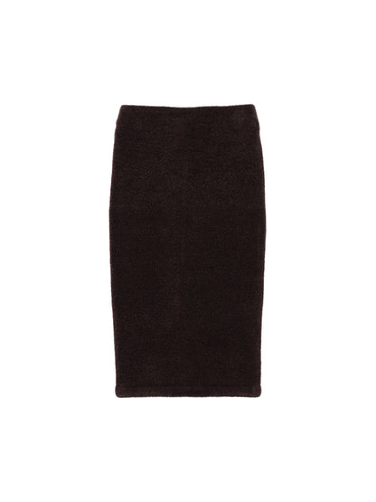 fluffy wool KNIT skirt