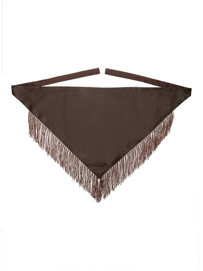 triangle fringe scarf