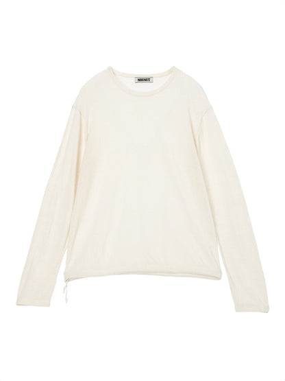 100% silk long sleeve KNIT