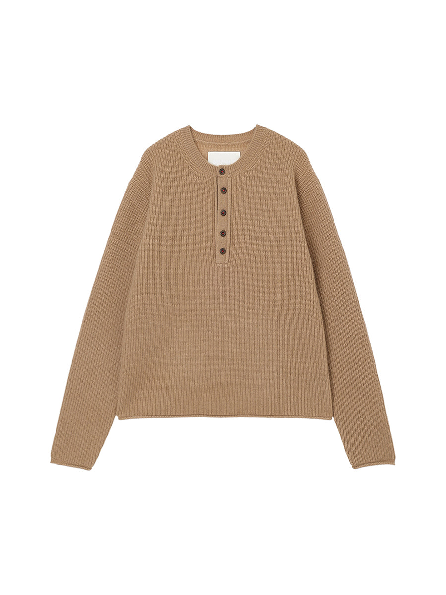 cashmere henley KNIT【large】