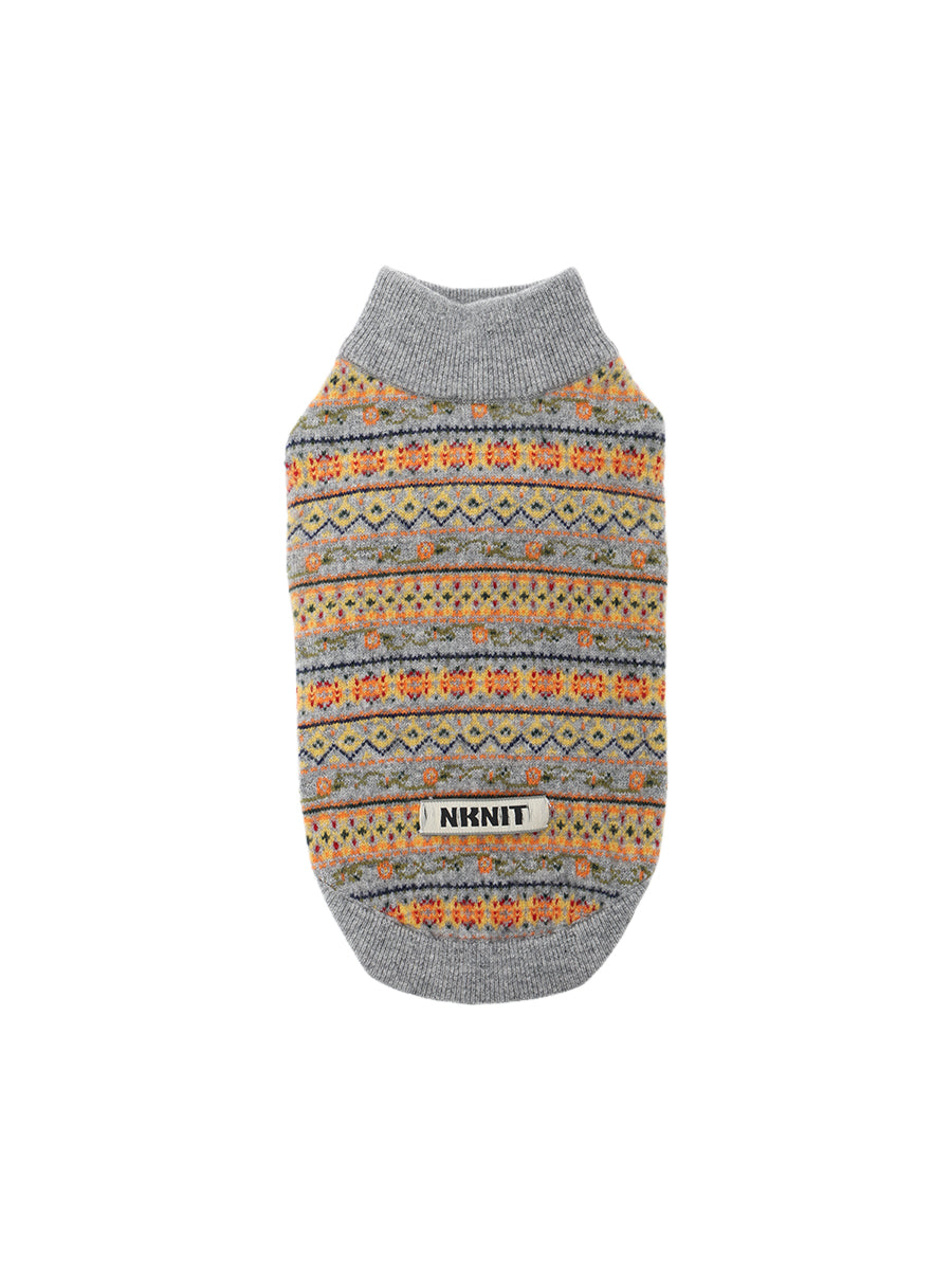 jacquard pattern dog KNIT