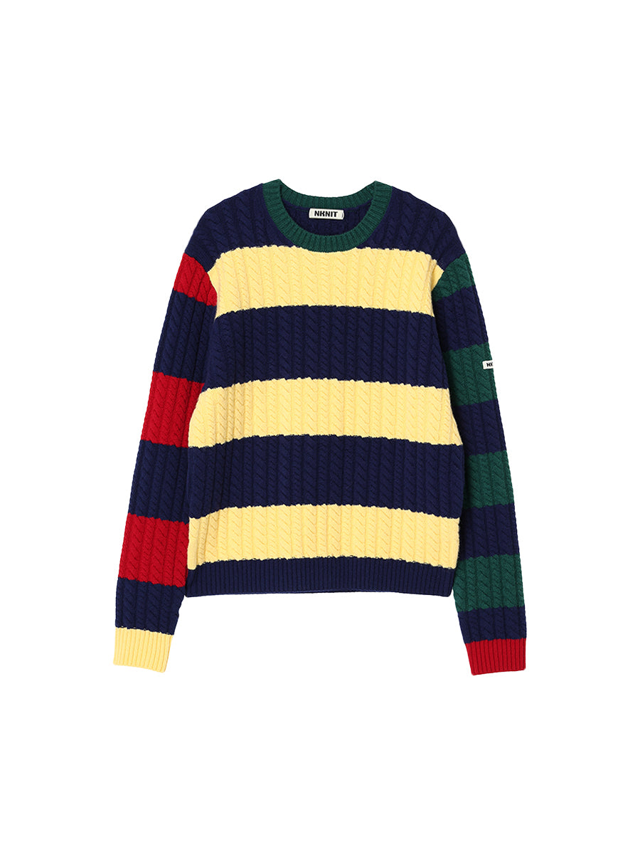 wool cable KNIT