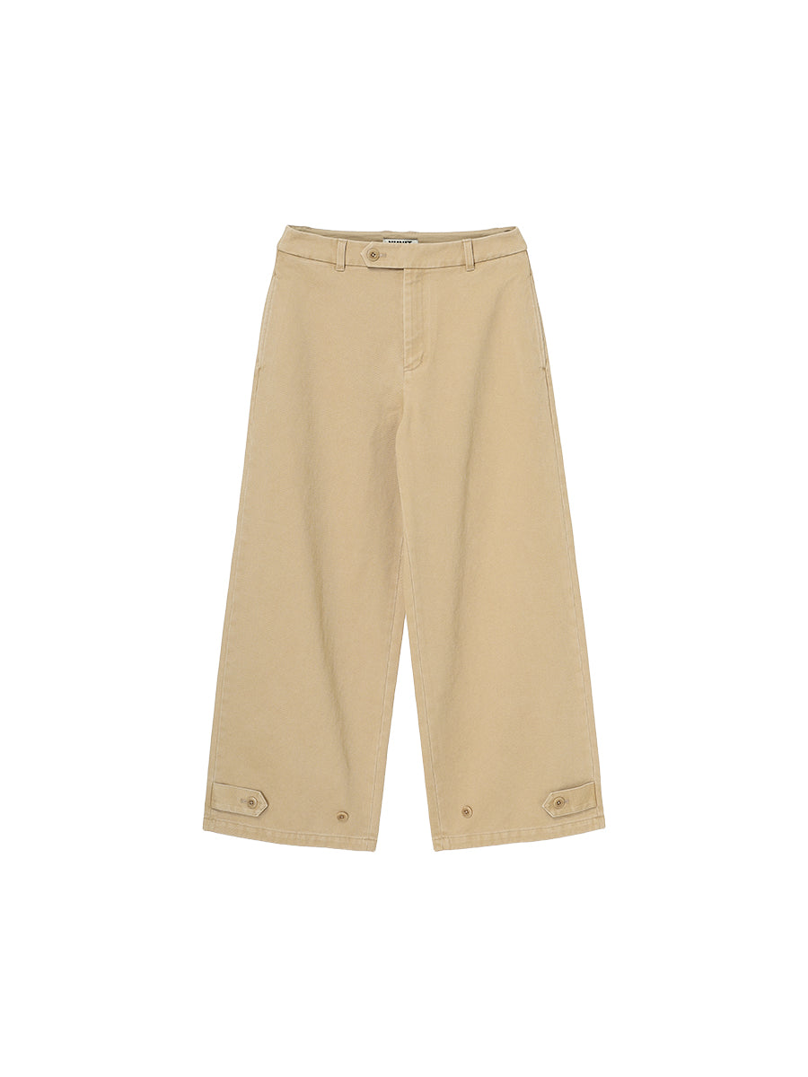 vintage washed chino trousers