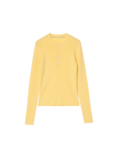 cotton henley KNIT