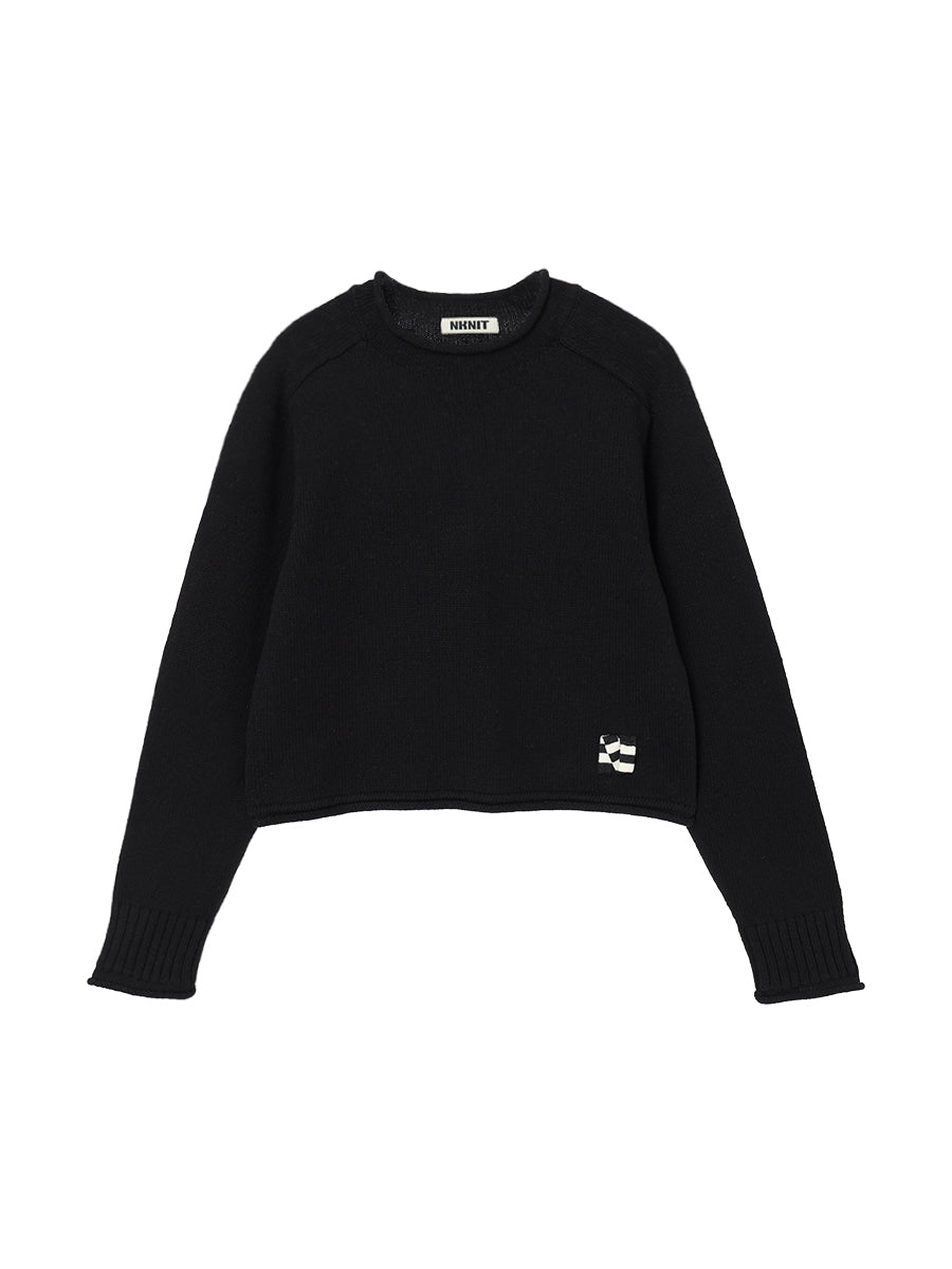 N logo roll-neck KNIT