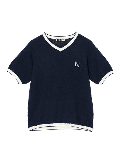 beads logo pile KNIT