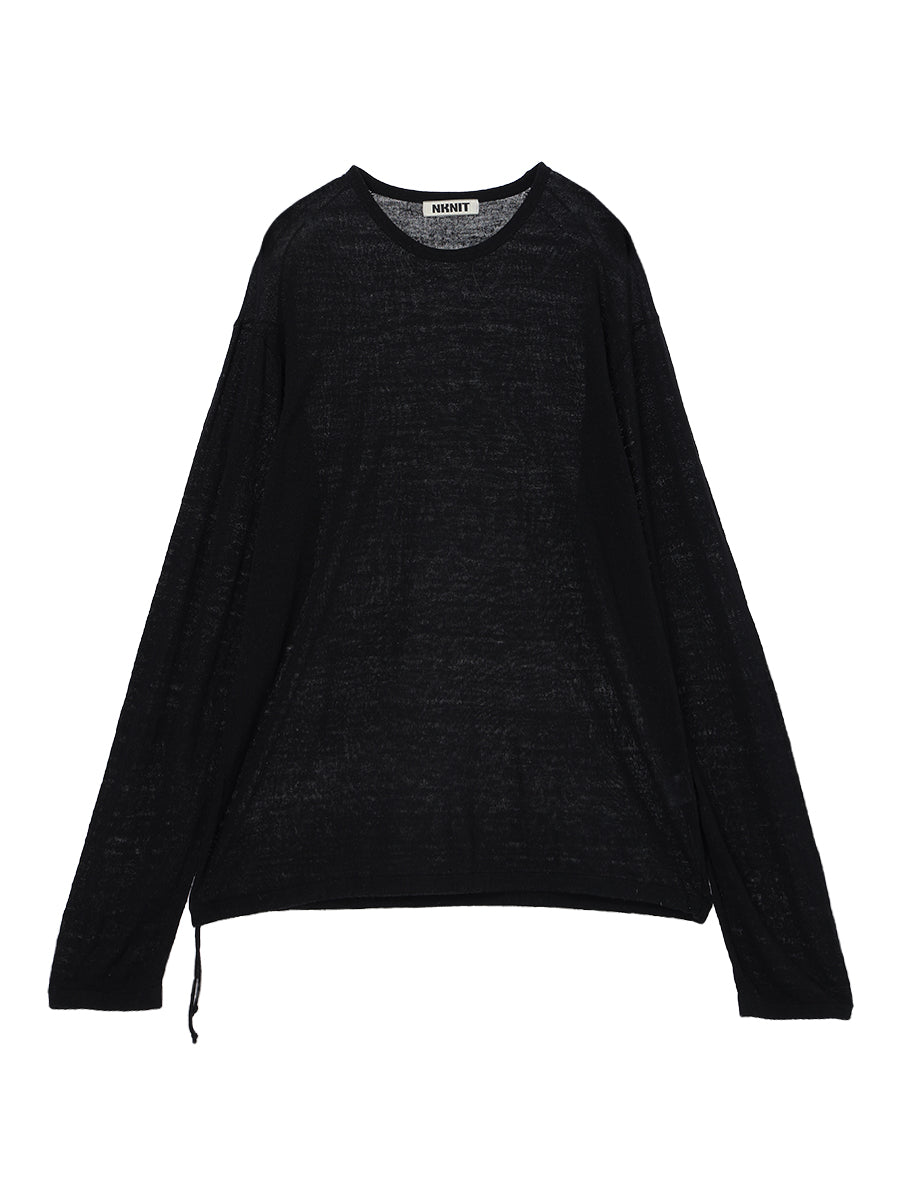 100% silk long sleeve KNIT