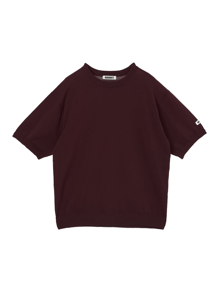 cotton/acetate KNIT t-shirt（large)