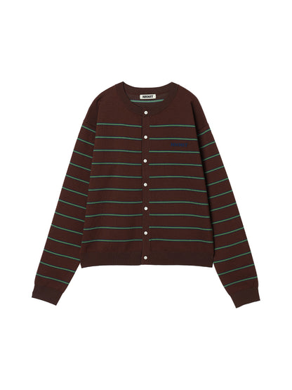 NKNIT logo cardigan