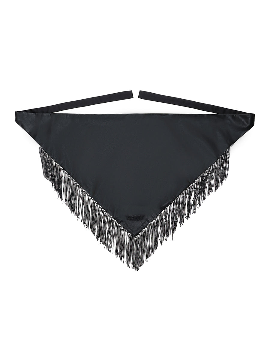 triangle fringe scarf