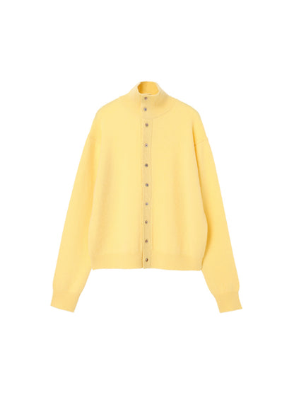 cashmere high neck KNIT cardigan【large】