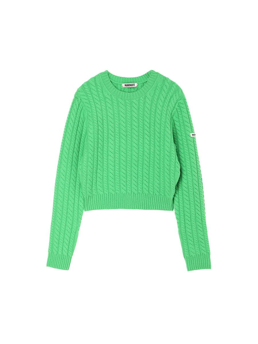 wool cable KNIT
