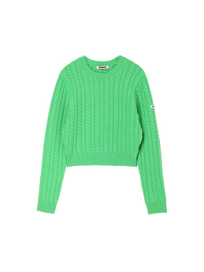 wool cable KNIT